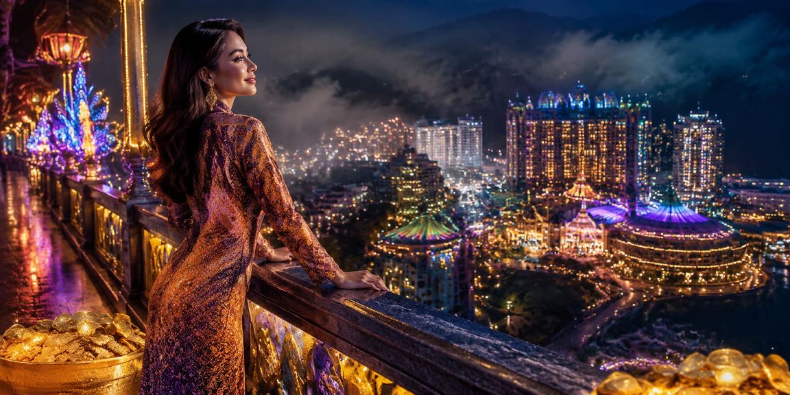 Permainan slot kasino di Genting Highlands dengan tema batik Malaysia